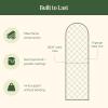 image:imageVego garden Metal 23 x 78 Garden Mounted Wall Trellis 2 Pack for Climbing Plants Flowers Vegetables Planting Arched Outdoor Decoration for Courtyards Lawns Gardens2 Pack