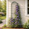 image:imageVego garden Metal 23 x 78 Garden Mounted Wall Trellis 2 Pack for Climbing Plants Flowers Vegetables Planting Arched Outdoor Decoration for Courtyards Lawns Gardens1 Pack