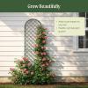 image:imageVego garden Metal 23 x 78 Garden Mounted Wall Trellis 2 Pack for Climbing Plants Flowers Vegetables Planting Arched Outdoor Decoration for Courtyards Lawns Gardens2 Pack