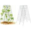 image:imageVego Garden AFrame Trellis Cucumber Cage for Garden amp Pots RustResistant Tomato Stakes Heavy Gauge Plant Cage Trellis Support for Climbing Vegetables Plants63 Tall
